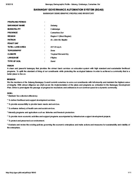 barangay in camarines sur|Profile .